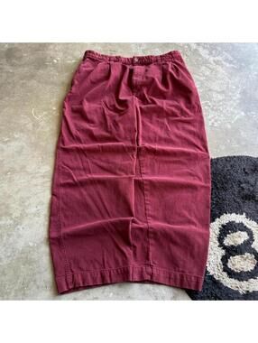 Vintage 2000s Abercrombie & Fitch Red Baggy Cargo Pants